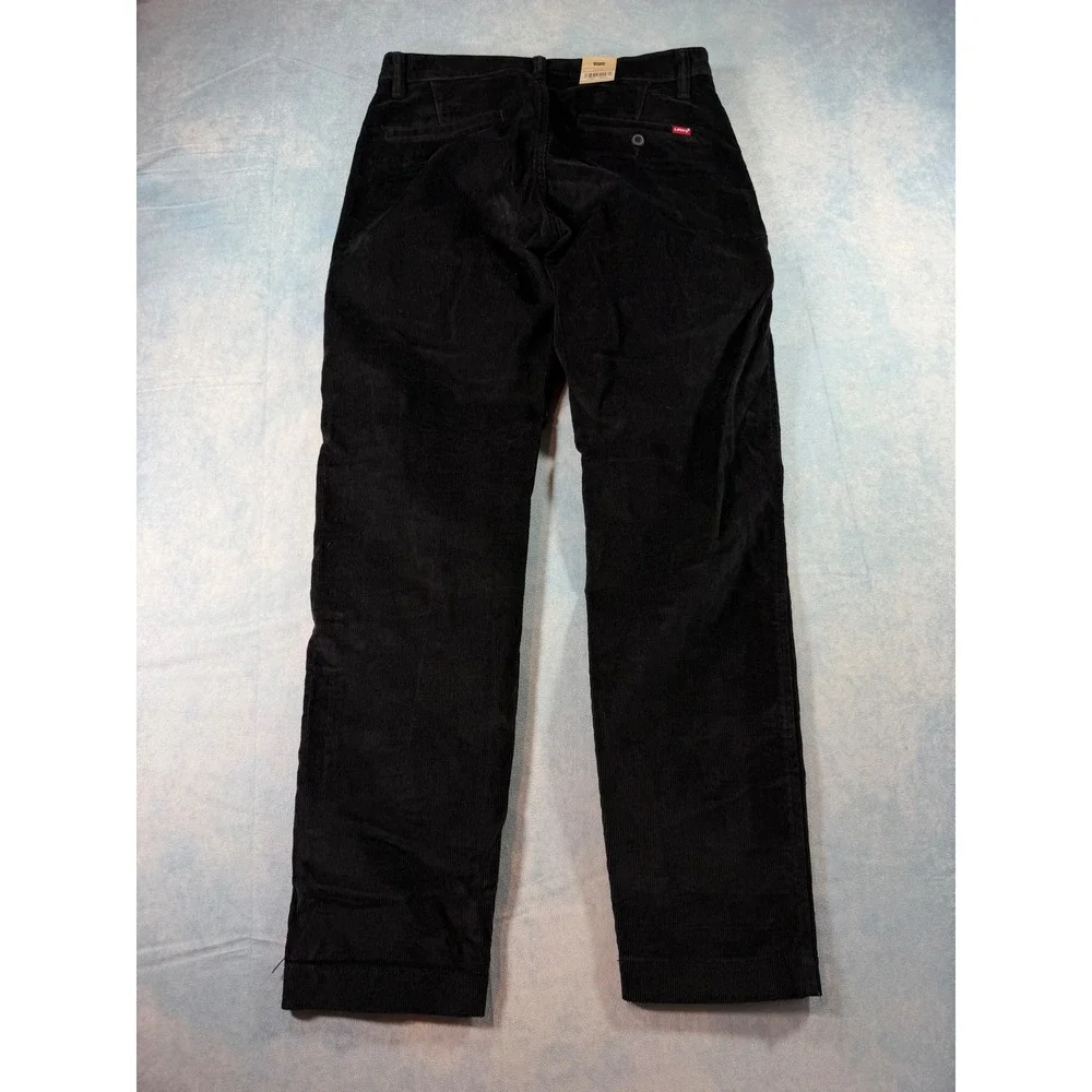 Levi's XX Chino Standard Taper Mens 29x30 Black NEW Corduroy Stretch Pants NWT